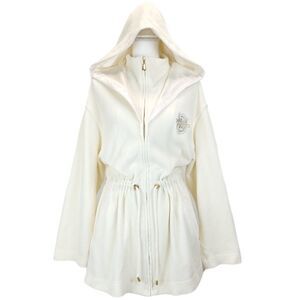 *RARE* Vintage Escada Sport Hooded Ivory White Jacket